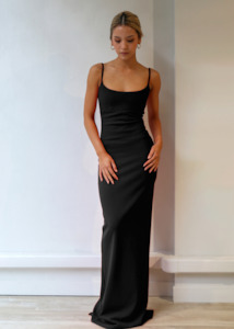 Old Money: Bailey Gown Black