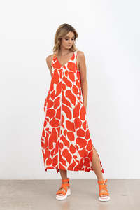 Live Life Dress Print