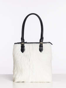 White Fur Bag