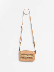 X L A B Wanderer Handbag Collection: Urban Edge Crossbody Bag Tan