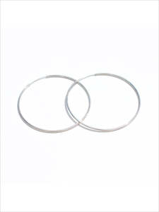 Hoop Earrings Silver