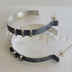 Textured Large Hoop Black