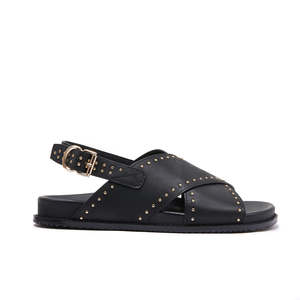 Minx Footwear: Thrive /Black /Gold studs