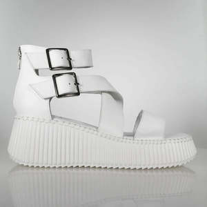 Minx Footwear: Plaza Shoe (White Milled)