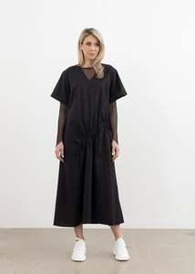 X Lab Dresses: Celestial Chic Dress Black