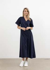 X Lab Dresses: Celestial Chic Dress Navy