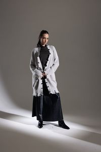 Ramsey Cardigan - Silver - Bone + Arrow