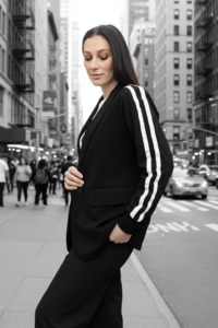 X Lab Jackets Coats: Reflective Revel Blazer Black