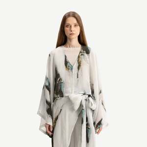Virelle Top - Print - Bone + Arrow