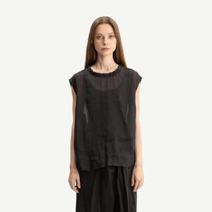 Calista Top - Black - Bone + Arrow