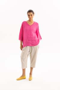 Two By Two: Evara Top - Hot Pink - Two by Two
