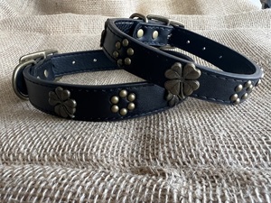 Dog Collar with Four Leaf Clover - Styley Pets