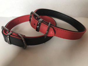 Products: Double Leather Dog Collar - Styley Pets