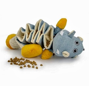 Products: Dog Toy Plush Hippo Snuffle Treat Holder - Styley Pets