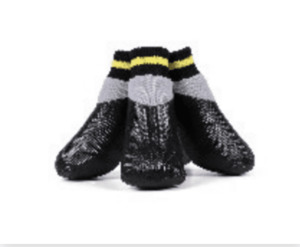 Products: Dog Outdoor Waterproof Gumboot - Black - Styley Pets