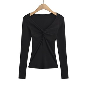 Twisted Allure French Crop Top
