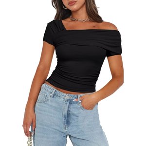 Trendy Womens Tops: Women's Glow Off-Shoulder Blouse