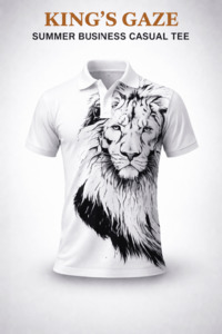 King’s Gaze Summer Business Casual Tee - Buy 2 Get 1 FREE $00.00