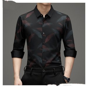 Trendy Mens Tops: Long Sleeve Men's Fashion Shirt