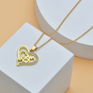Bold Elegant Jewelry Collection: Mom’s Treasure Initial Diamond Necklace
