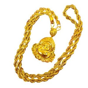 Bold Elegant Jewelry Collection: Eco-Friendly Gold Hemp Necklace