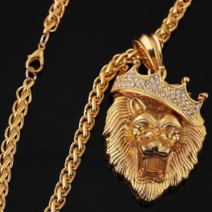 Street Style Lion King Pendant Necklace - Buy 1 Get 1 FREE $00.00