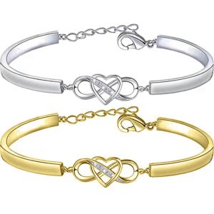 Elegant Forever Love Crystal Bracelet