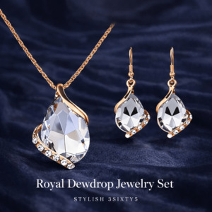 Bold Elegant Jewelry Collection: Royal Dewdrop Jewelry Set - Buy 1 Get 1 FREE $00.00