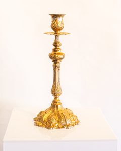 A108: Stunning Gold Candlestick holder - STYLISH