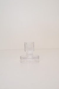A05: Single Candle Holder (Clear and without candle) - STYLISH