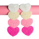 Heart Cascade Earrings