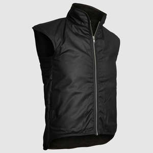 Oilskin: Oilskin Black Fur Lined Children's Vest