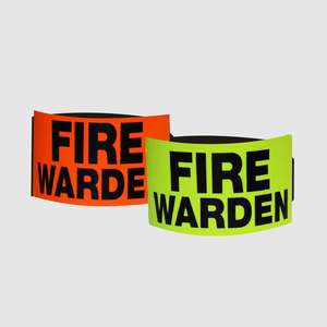 Safety: Fire Warden Arm Band (Any Print)