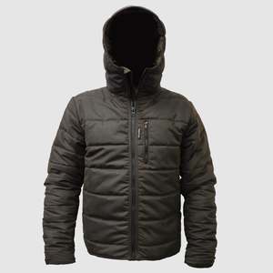 Oilskin Jackets Coats: Oilskin Thermal Wool Loft Puffer Jacket