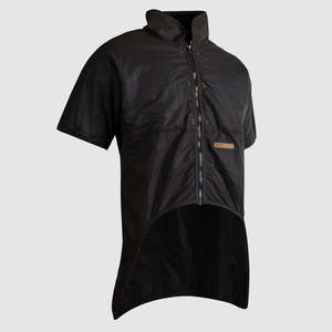Oilskin Short Sleeve Zip Cape