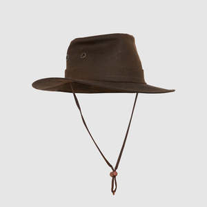 Oilskin Wide Brimmed Hat