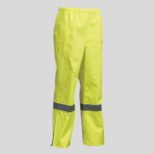Breathable Wet Weather Antistatic FR Overtrousers Yellow