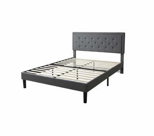 Miro Bed Frame Dark Grey Queen