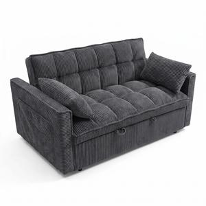 Fushion 2 Seater Sofa Bed Grey