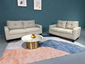 Sofa and Lounge Suites: Tihi Sofa 2+3 Seaters Beige Sofa Set