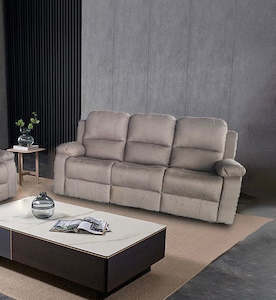 Motion Sofa 1 + 2 + 3 Seater Recliner Light Grey Set