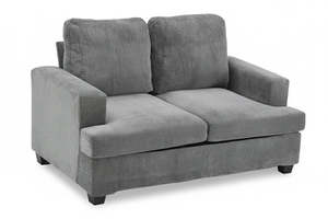Chenille Dark Grey 2 Seater Sofa
