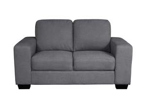 4 Seater Couches: Charleston sofa 2 seater Dark grey