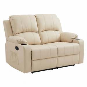 Suites 1: Cyril Recliner 2 seater PVC Beige