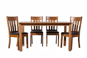 Dining Tables: Kaido Dining Table Rubber Wood Light Oak New