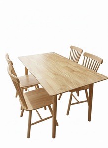 Dining Tables: Jinbi Dining Table Rubber Wood Light Oak New