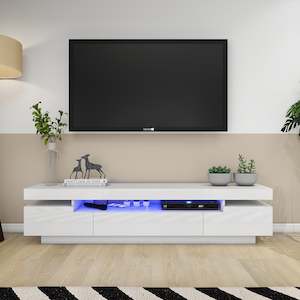 Entertainment Units: Roux WHITE TV UNIT