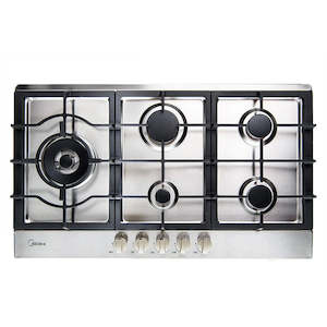 Gas Cooktops: Midea 90G50ME005-SFL 90cm stainless steel gas hob