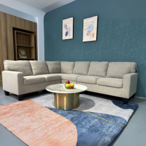 Modular Sofa: Papango Reversible Corner Sofa (Light Brown)