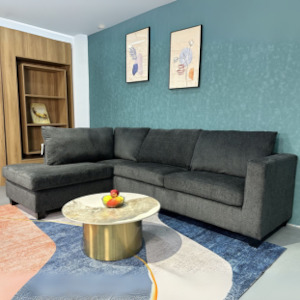 Ganley Modular Dark Grey Left Chaise Lounge Suite